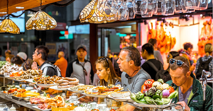 Spanish food court