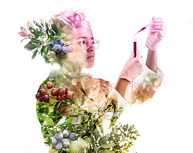 Symris motif for its booth at the trade show Vitafoods 2025