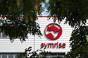 Symrise Logo on the HQ building in Holzminden