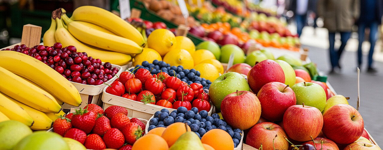 Fruit at a market