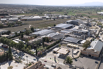 Symrise production unit in Granada view from above