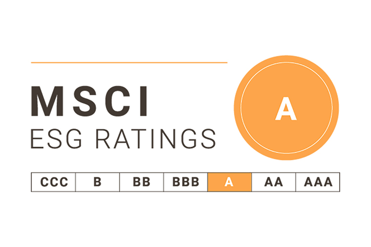 MSCI: A-Rating seit 2015 