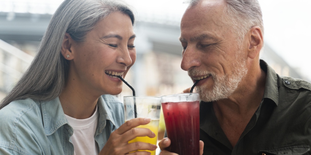 Elderly couple