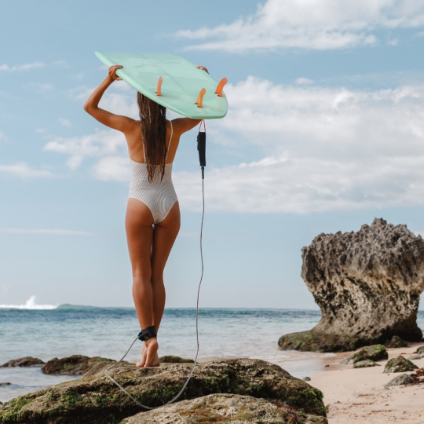 Woman on a beach