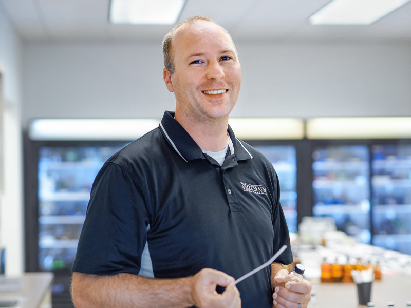 Chad Greenfield, Production Manager Norwest Ingredients