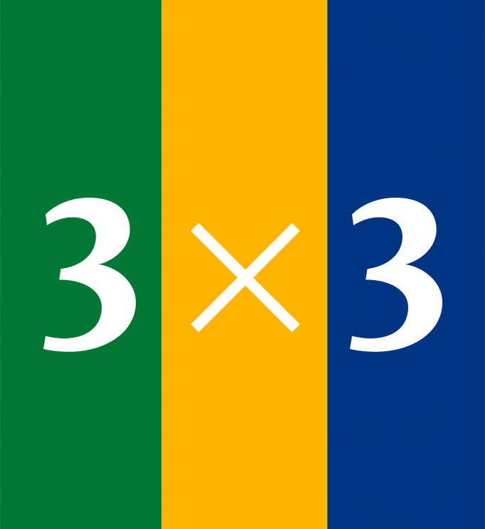 3x3