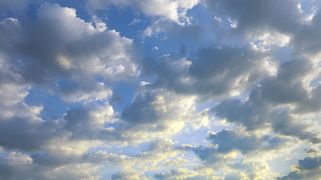 Himmel mit Wolken