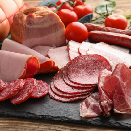 Verarbeitetes Fleisch