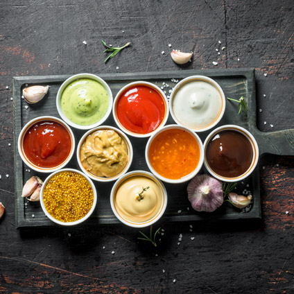 Sauces, seasonings and dressings