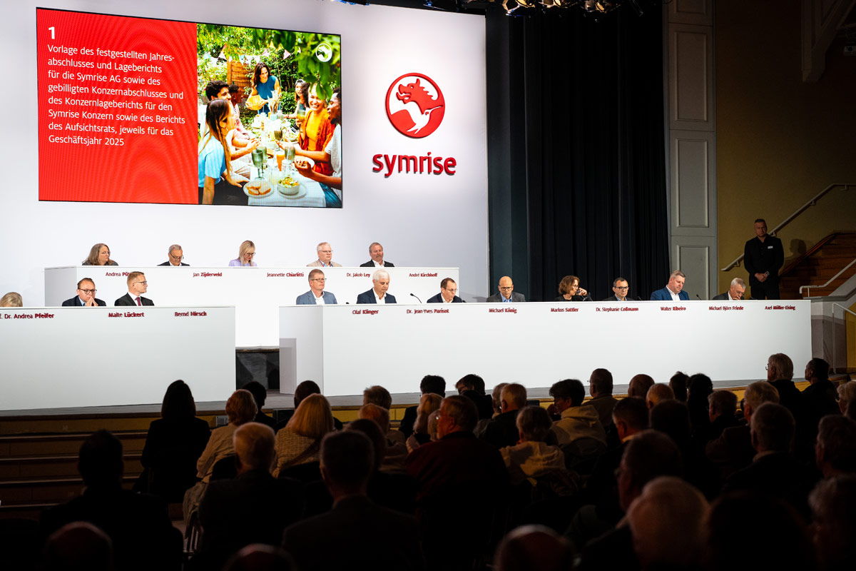 The Symrise Annual General Meeting 2026 with its Executive Board and Supervisory Board